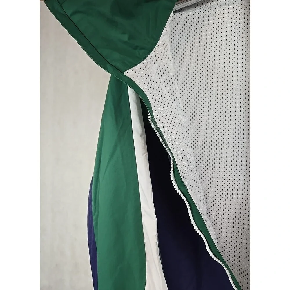 PUMA Jacket‎ Mens Size Medium Ambrose Overtime Hooded Activewear Green Blue NWT